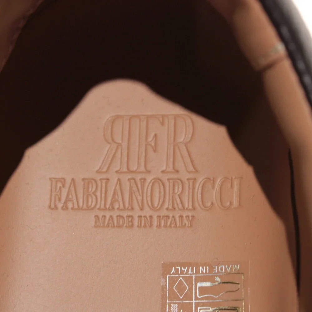 RFR Fabiano Ricci NWB Slip On Sneakers Size 45 (US 12) in Brown Leather & Suede
